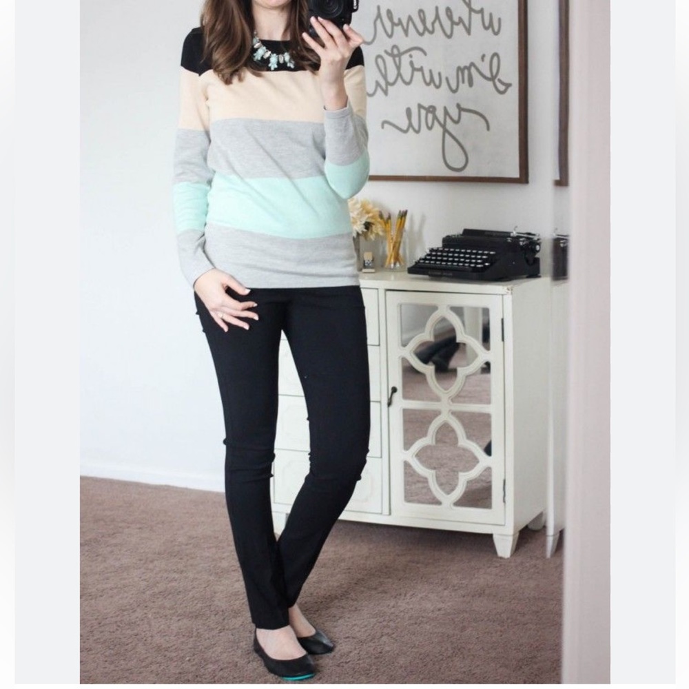 Market & Spruce Striped Abrielle Sweater - Picture 3 of 10